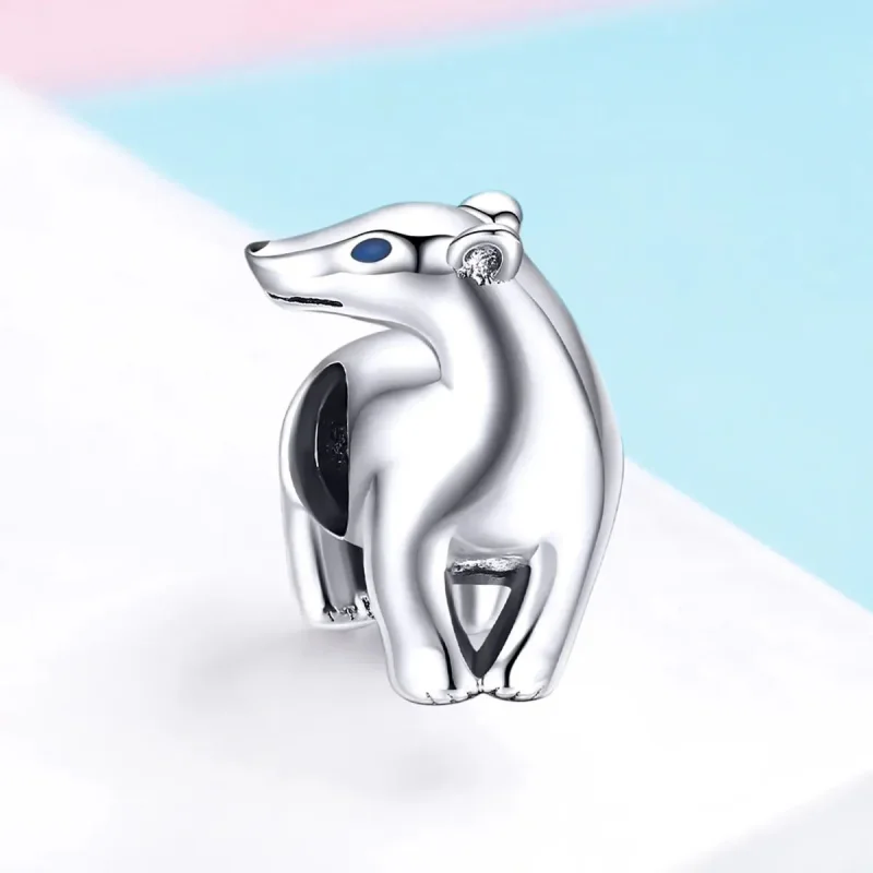 (zdjęcie do) Charms Typu Pandora Niedźwiedź polarny - BSC058 - Wyświetl 2