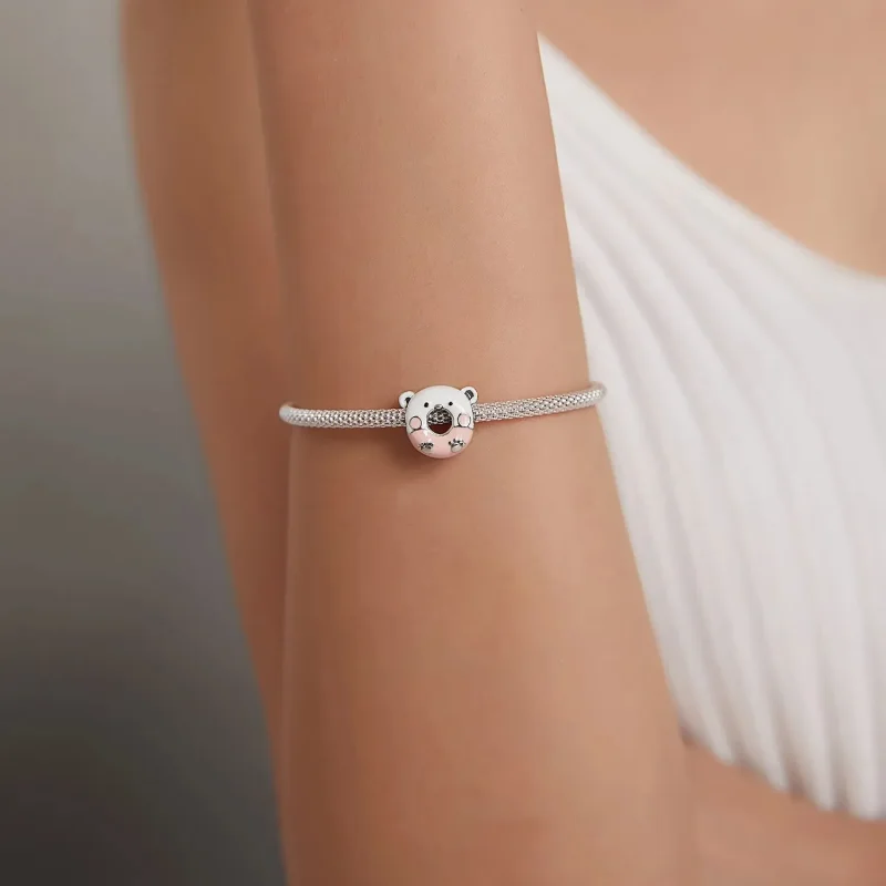(zdjęcie do) Charms Typu Pandora Niedźwiedzie Pączki - SCC1876 - Wyświetl 5