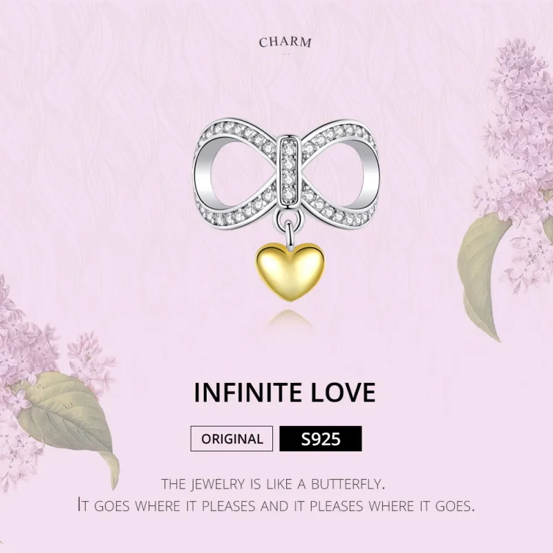 (zdjęcie do) Charms Typu Pandora Nieskończona miłość - SCC1300 - Wyświetl 2