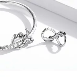 Charms Typu Pandora Nieskończone kwiaty - SCC2099