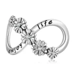 Charms Typu Pandora Nieskończone kwiaty - SCC2099