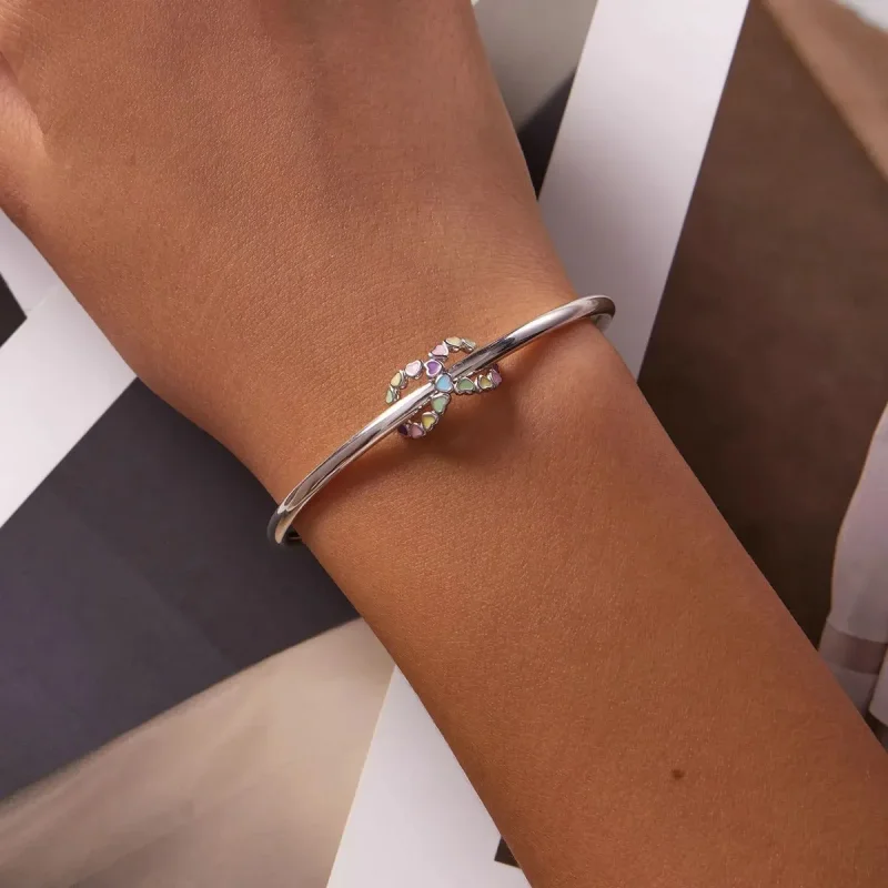 (zdjęcie do) Charms Typu Pandora Nieskończone Tęczowe Serce - SCC2160 - Wyświetl 5