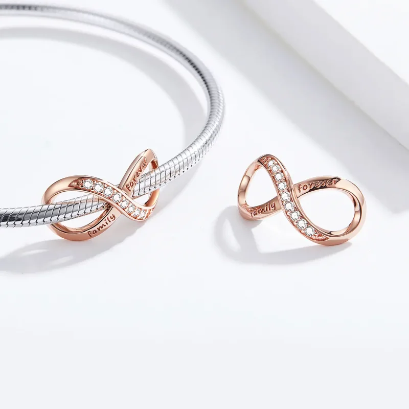 (zdjęcie do) Charms Typu Pandora nieskończoność - SCC1146-C - Wyświetl 4