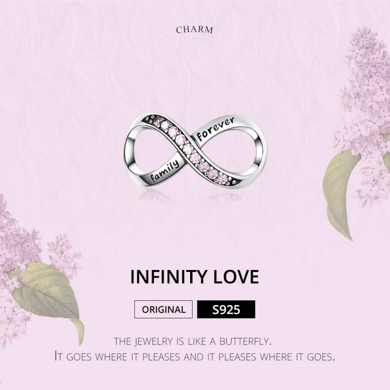(zdjęcie do) Charms Typu Pandora nieskończoność - SCC1146-PK - Wyświetl 2