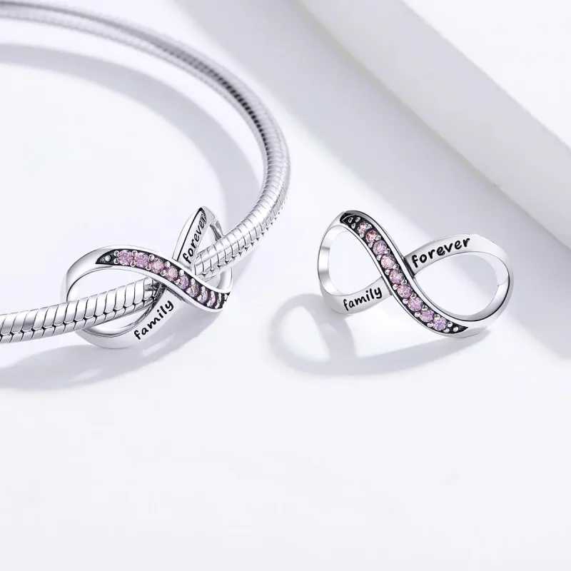 (zdjęcie do) Charms Typu Pandora nieskończoność - SCC1146-PK - Wyświetl 4