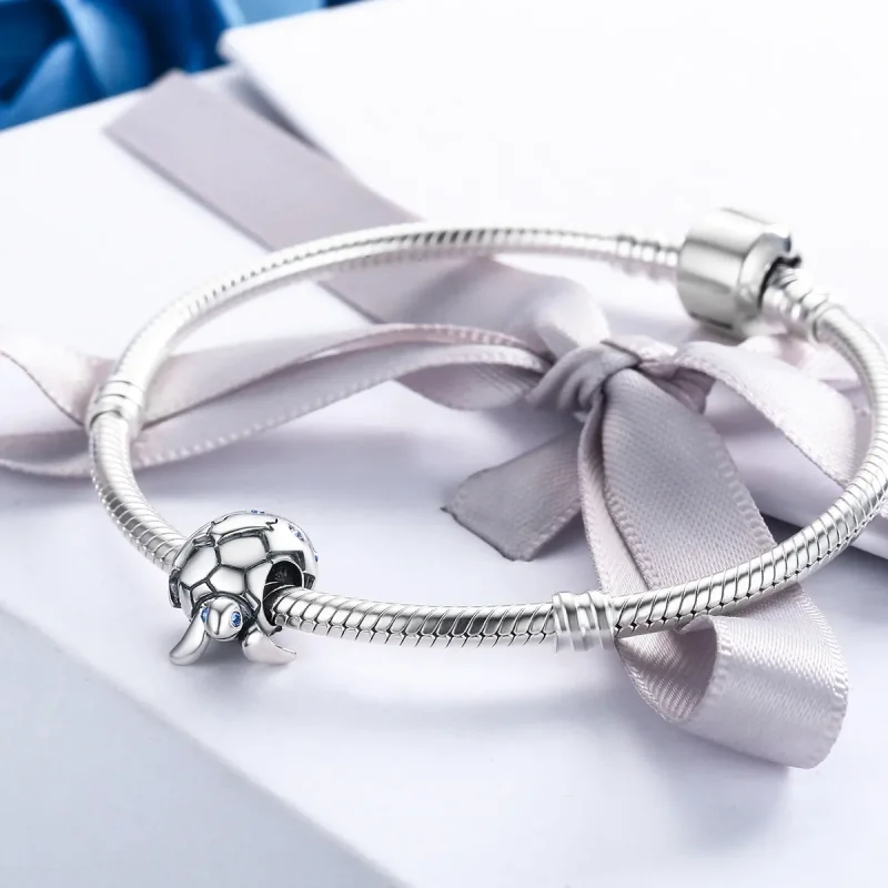 (zdjęcie do) Charms Typu Pandora Noworodek Żółw - SCC192 - Wyświetl 4