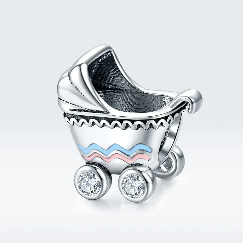 (zdjęcie do) Charms Typu Pandora Nowy wózek dziecięcy - SCC1539 - Wyświetl 5