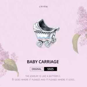 Charms Typu Pandora Nowy wózek dziecięcy - SCC1539