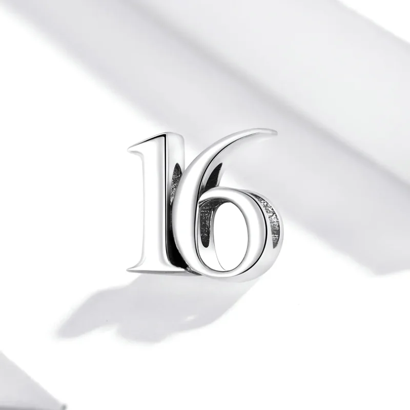 (zdjęcie do) Charms Typu Pandora Numer 16 - SCC1624 - Wyświetl 2