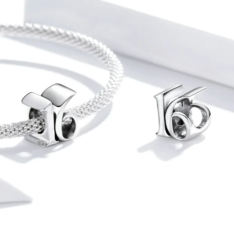 (zdjęcie do) Charms Typu Pandora Numer 16 - SCC1624 - Wyświetl 4