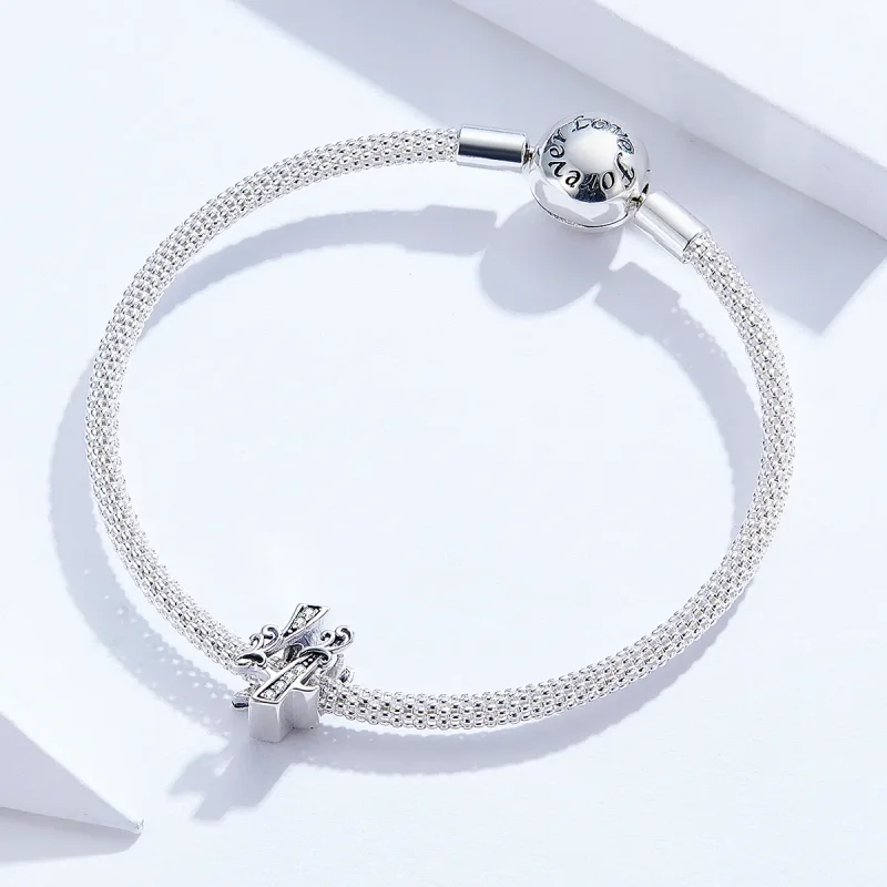 (zdjęcie do) Charms Typu Pandora Numer 4 - SCC1418-4 - Wyświetl 3