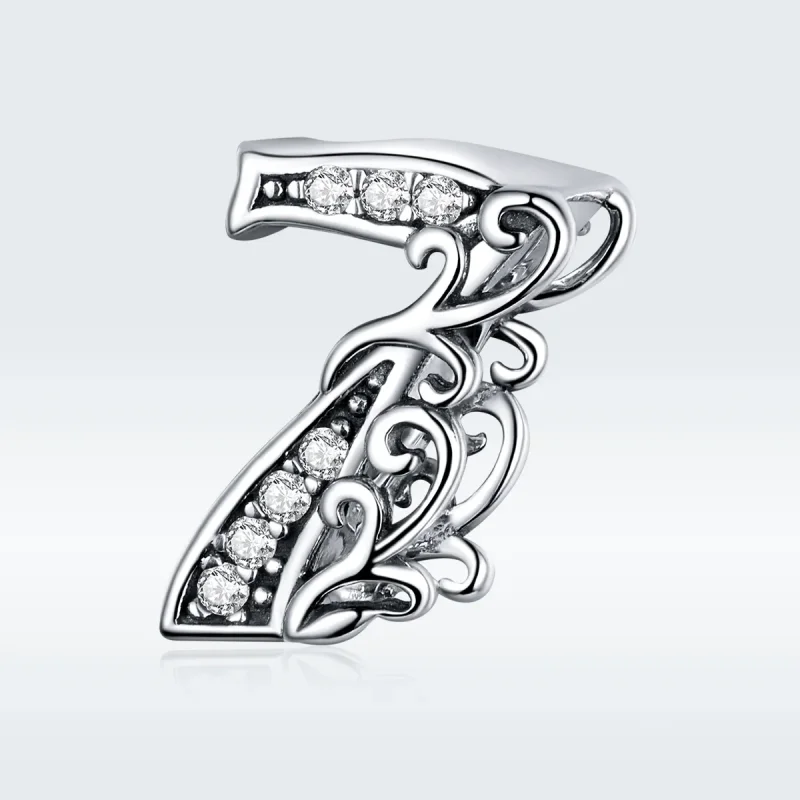 (zdjęcie do) Charms Typu Pandora Numer 7 - SCC1418-7 - Wyświetl 5
