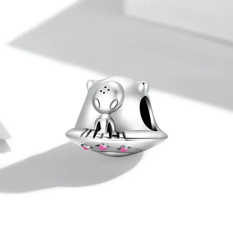 (zdjęcie do) Charms Typu Pandora Obcy Latający Spodek - SCC2060 - Wyświetl 2