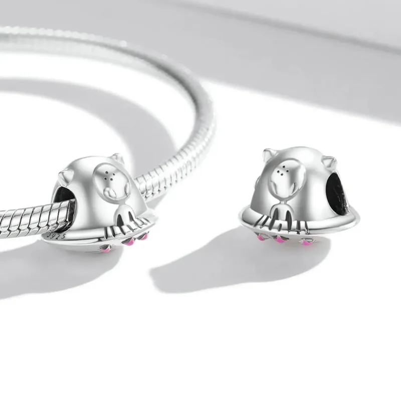 (zdjęcie do) Charms Typu Pandora Obcy Latający Spodek - SCC2060 - Wyświetl 4