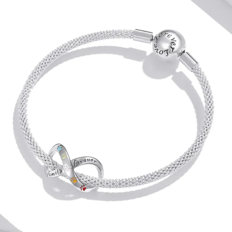 (zdjęcie do) Charms Typu Pandora Odcisk łapy miłości - SCC1849 - Wyświetl 3