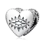Charms Typu Pandora Oko demona serca - SCC1987