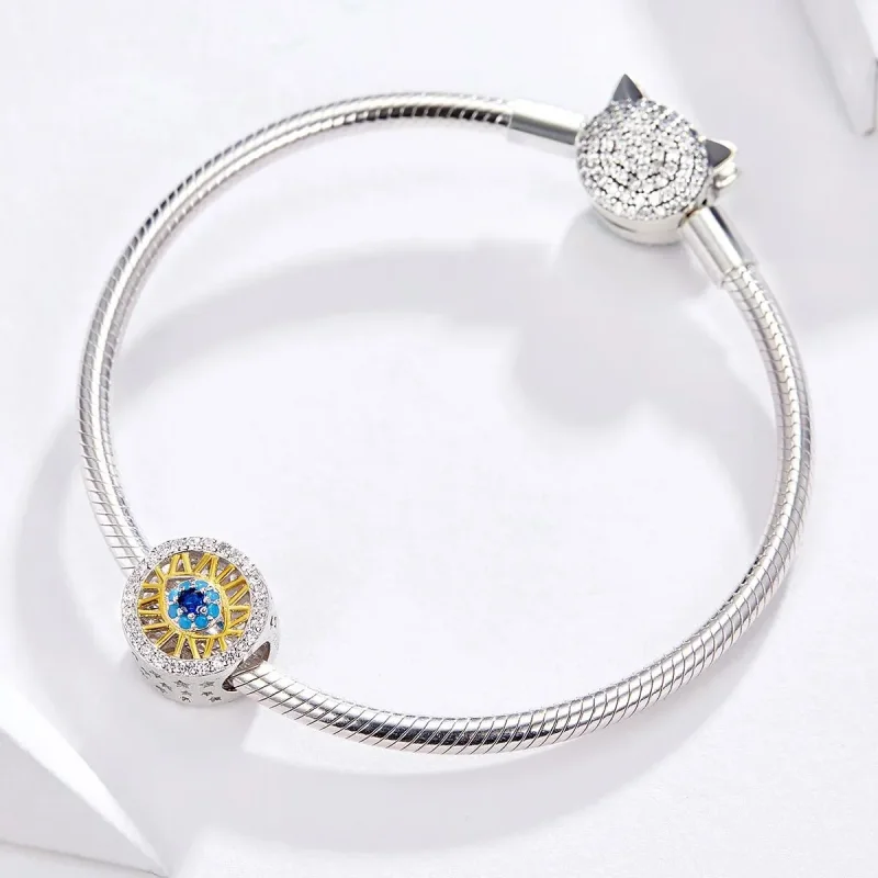(zdjęcie do) Charms Typu Pandora Oko szczęścia - BSC080 - Wyświetl 3