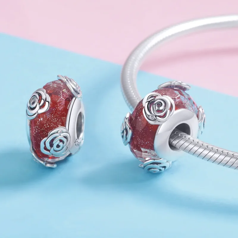 (zdjęcie do) Charms Typu Pandora Pachnąca Róża - SCC1030 - Wyświetl 4
