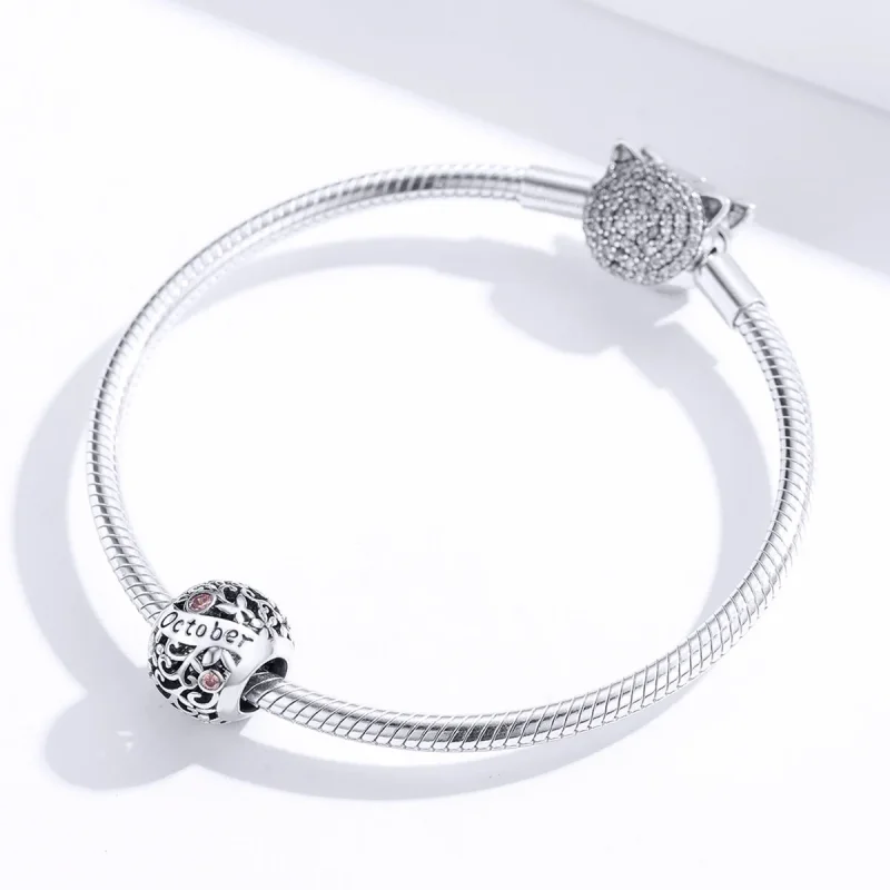(zdjęcie do) Charms Typu Pandora Październik Birthstone - SCC1385-10 - Wyświetl 2