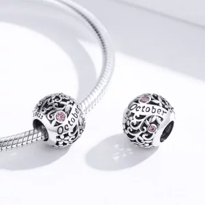 Charms Typu Pandora Październik Birthstone - SCC1385-10
