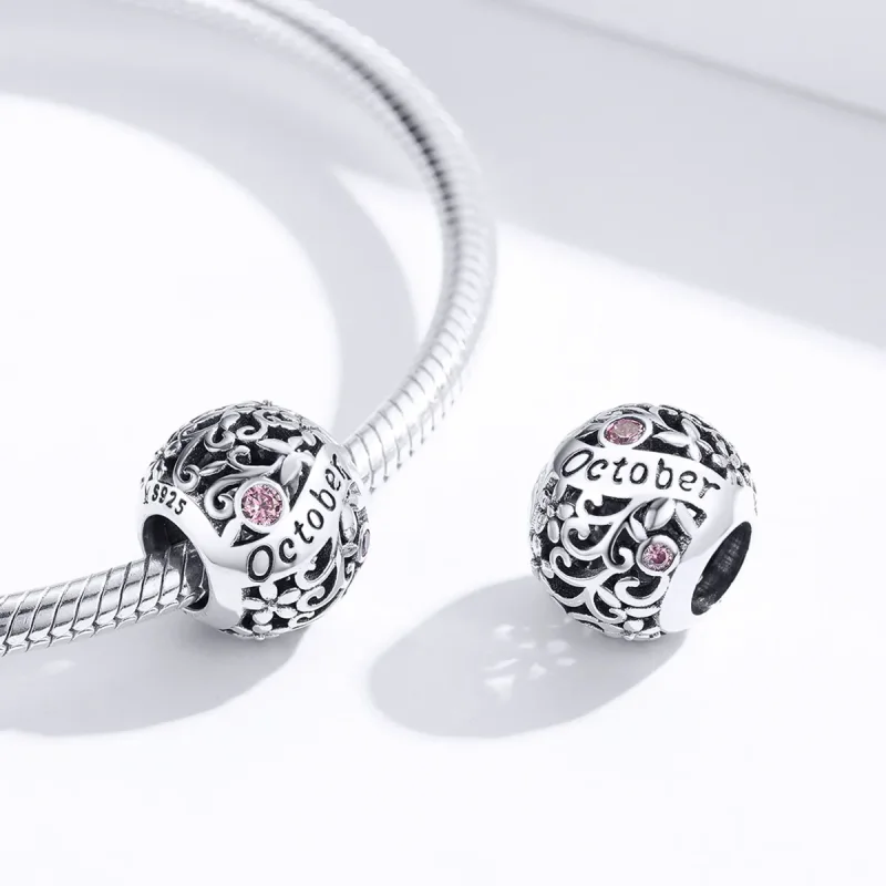 (zdjęcie do) Charms Typu Pandora Październik Birthstone - SCC1385-10 - Wyświetl 3