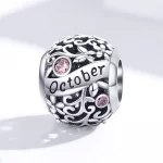 Charms Typu Pandora Październik Birthstone - SCC1385-10