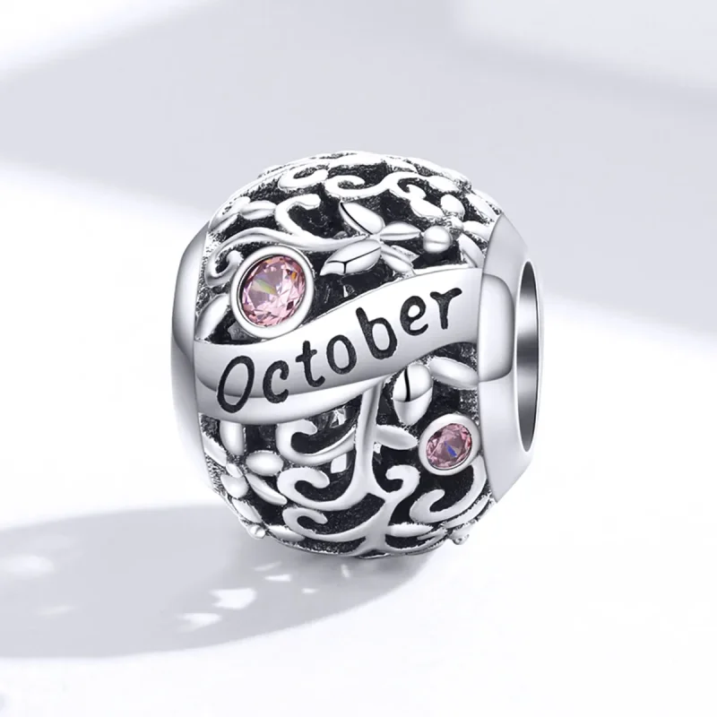 (zdjęcie do) Charms Typu Pandora Październik Birthstone - SCC1385-10 - Wyświetl 4