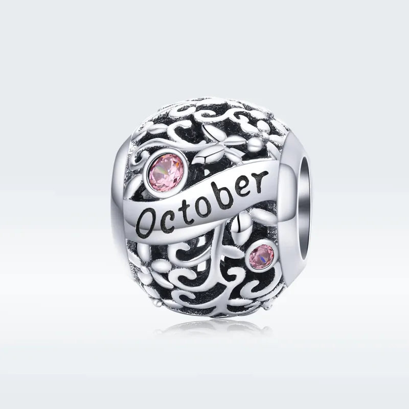 (zdjęcie do) Charms Typu Pandora Październik Birthstone - SCC1385-10 - Wyświetl 5