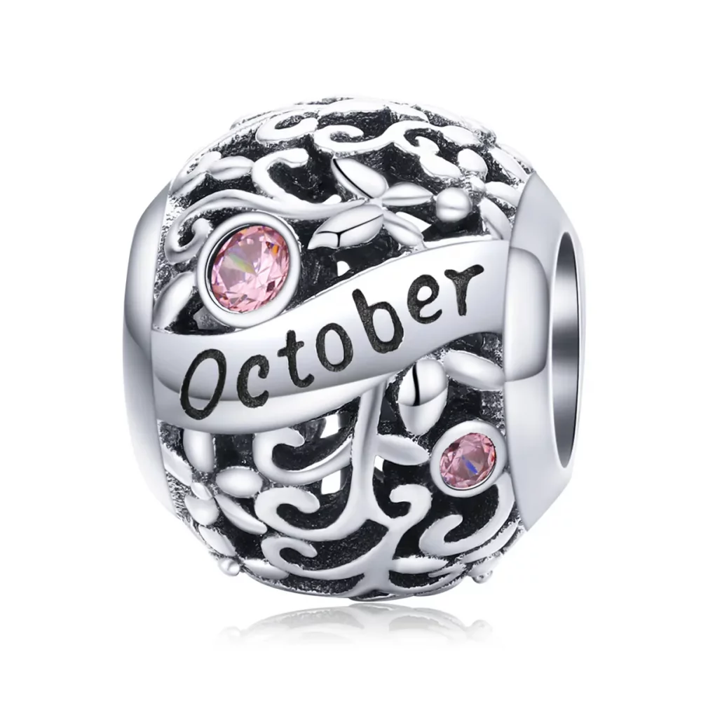 Charms Typu Pandora Październik Birthstone - SCC1385-10