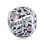 Charms Typu Pandora Październik Birthstone - SCC1385-10