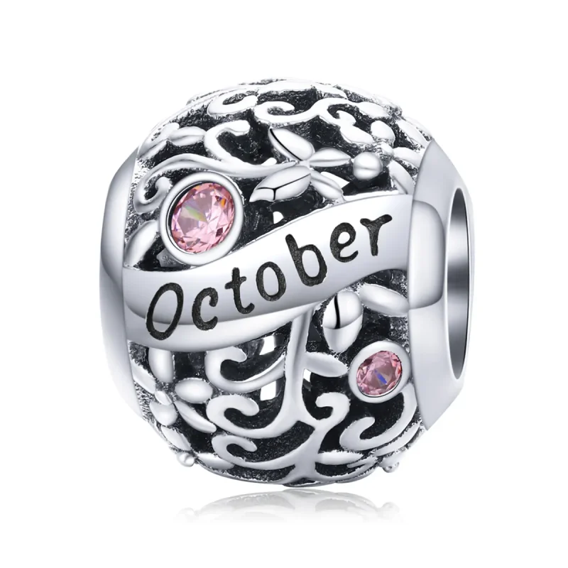 (zdjęcie do) Charms Typu Pandora Październik Birthstone - SCC1385-10