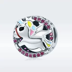 Charms Typu Pandora Pamięć jednorożca - SCC848