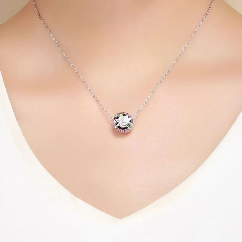 (zdjęcie do) Charms Typu Pandora Pamięć jednorożca - SCC848 - Wyświetl 5