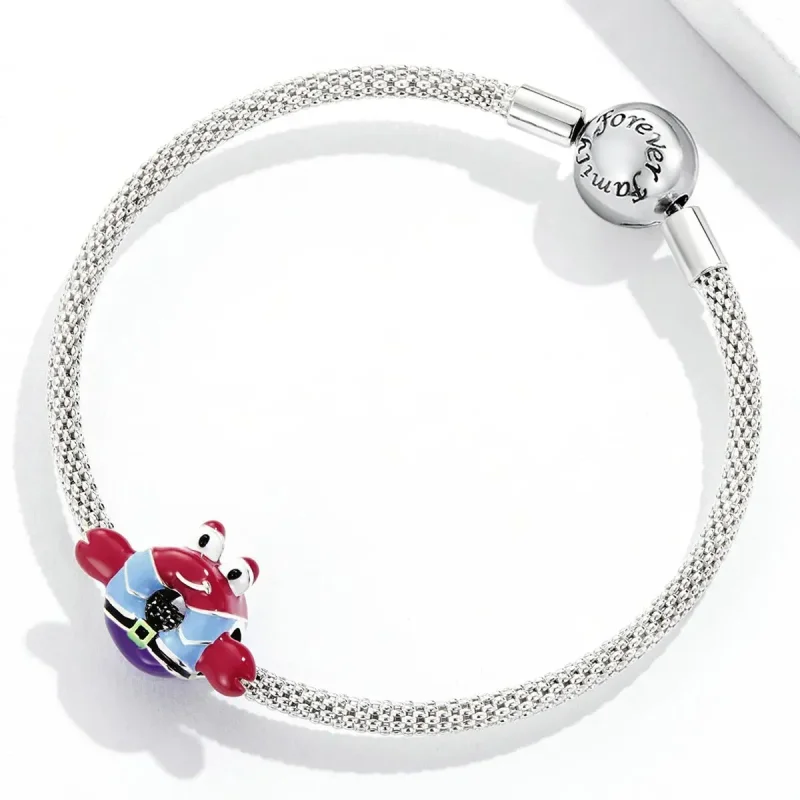 (zdjęcie do) Charms Typu Pandora Pan Krab Donuts - SCC2170 - Wyświetl 3