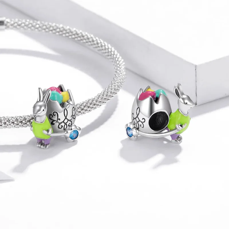 (zdjęcie do) Charms Typu Pandora Pan Królik - SCC1755 - Wyświetl 4
