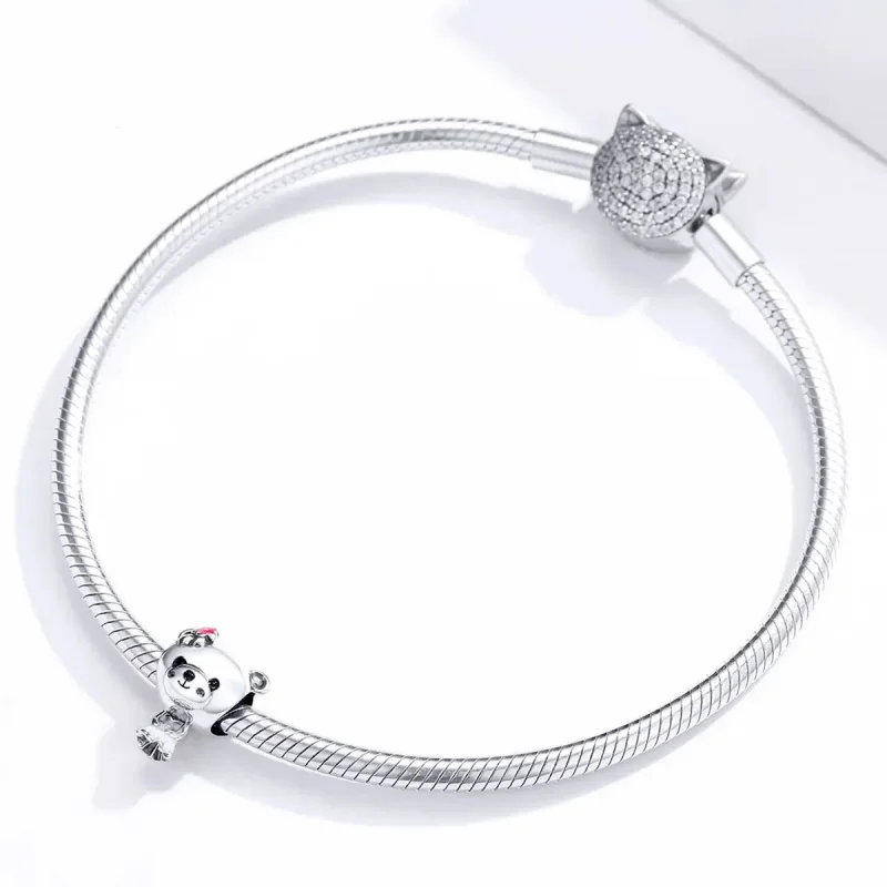 (zdjęcie do) Charms Typu Pandora panna młoda niedźwiedź - SCC1474 - Wyświetl 3