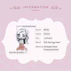 Charms Typu Pandora Panna młoda - SCC1811