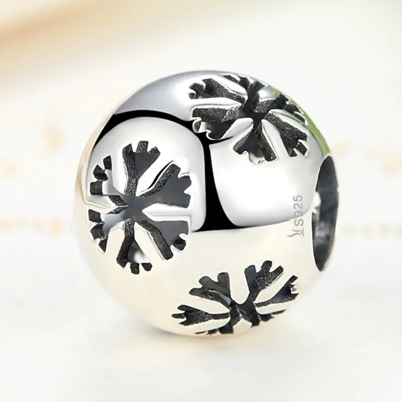 (zdjęcie do) Charms Typu Pandora Płatek śniegu - SCC070 - Wyświetl 3