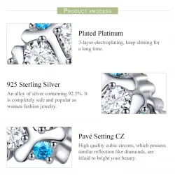 Charms Typu Pandora Płatek śniegu - SCC1077