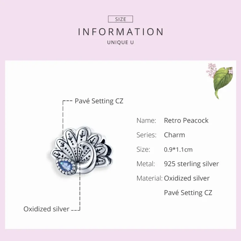 (zdjęcie do) Charms Typu Pandora Paw retro - SCC1558 - Wyświetl 7