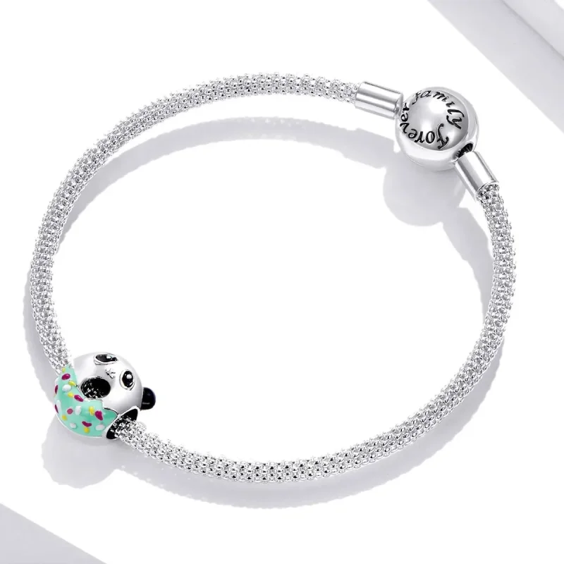 (zdjęcie do) Charms Typu Pandora Pączki Pandy - SCC1875 - Wyświetl 3