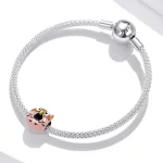 Charms Typu Pandora Pączki Sowa - SCC1882
