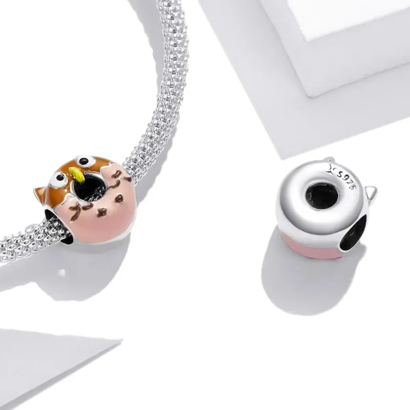 (zdjęcie do) Charms Typu Pandora Pączki Sowa - SCC1882 - Wyświetl 4