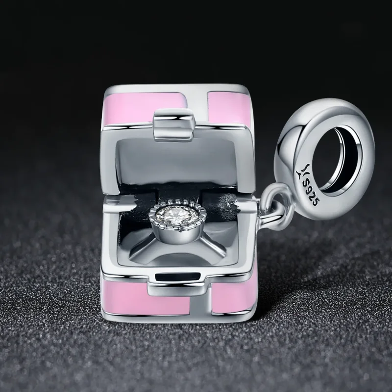 (zdjęcie do) Charms Typu Pandora Pierścień małżeństwa - SCC549 - Wyświetl 2