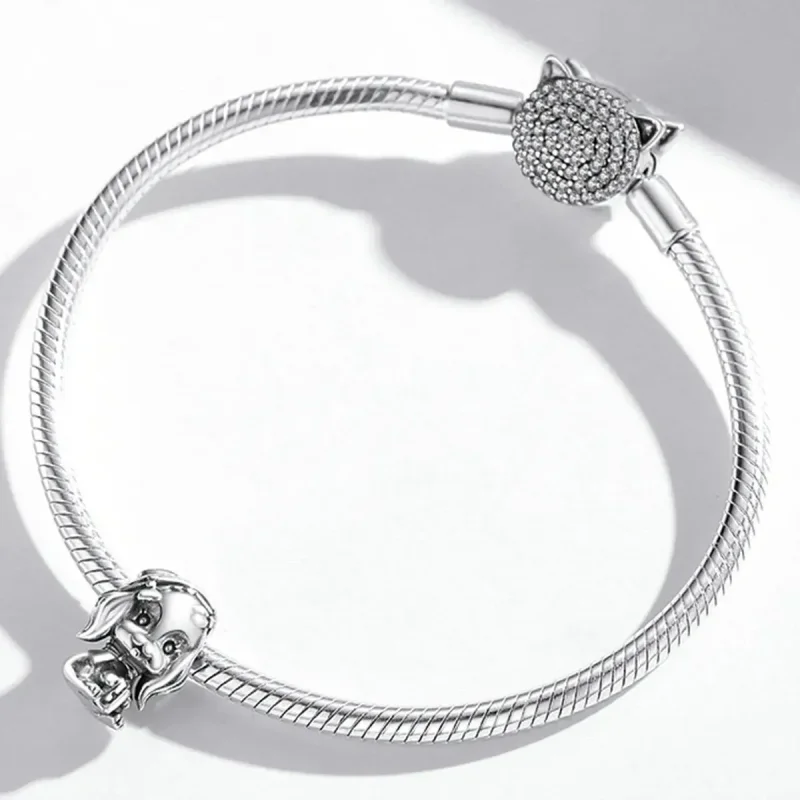 (zdjęcie do) Charms Typu Pandora Pies Shih Tzu w stylu zachodnim - SCC2042 - Wyświetl 3