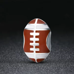 Charms Typu Pandora Piłka do rugby - SCC442
