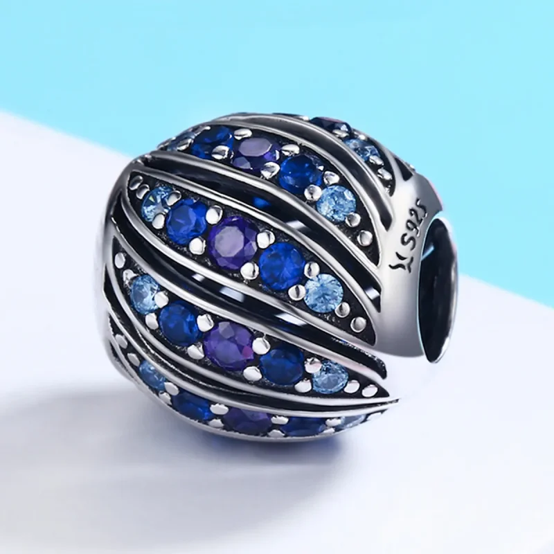 (zdjęcie do) Charms Typu Pandora Pióro Zięby - SCC472 - Wyświetl 2