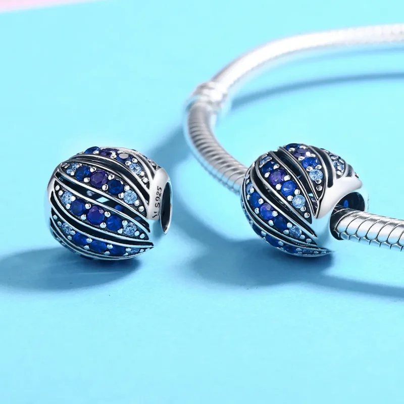 (zdjęcie do) Charms Typu Pandora Pióro Zięby - SCC472 - Wyświetl 3