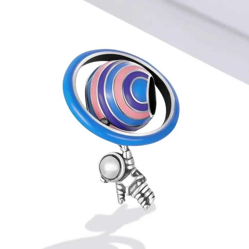 (zdjęcie do) Charms Typu Pandora Planeta Astronauta - SCC2095 - Wyświetl 2