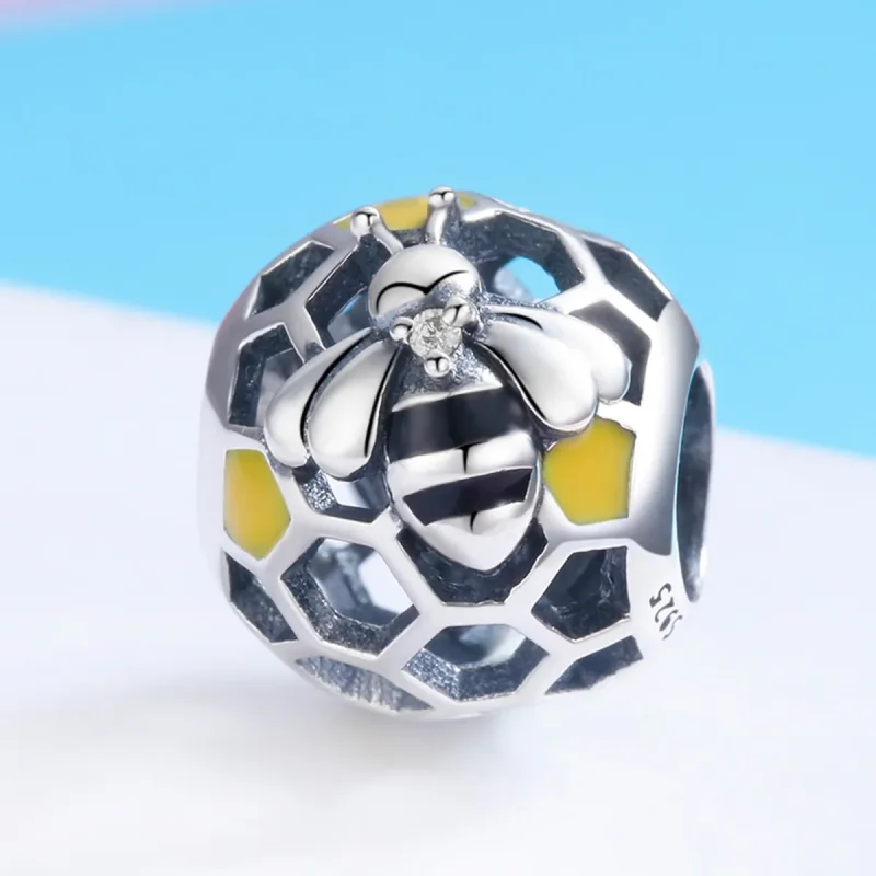 (zdjęcie do) Charms Typu Pandora plaster miodu - SCC779 - Wyświetl 2